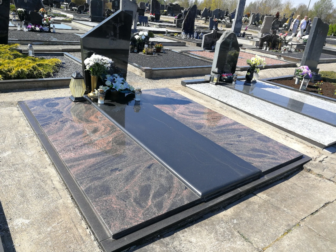 granitas, kapų plokštė